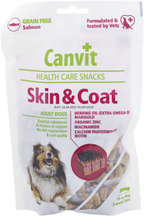 Pochúťka pre psy Skin&Coat Canvit