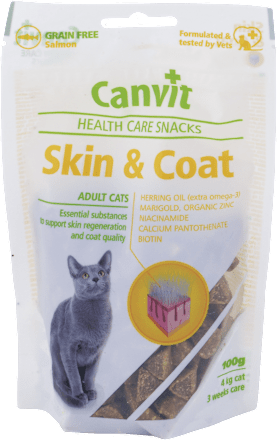 Pochúťka pre mačky Skin&Coat Canvit
