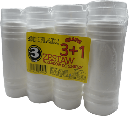 Zestaw wkładów 3+1 72h  MAX-POL