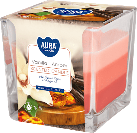 Świeca zapachowa vanilla bursztyn AURA Candles
