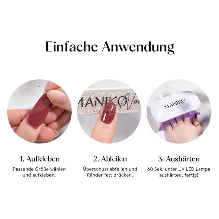 UV Nagelfolien Blushy Sheer Maniko