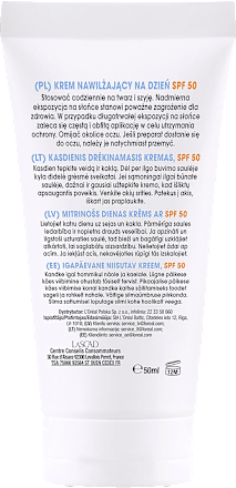 Krem nawilżający na dzień SPF 50 Mixa