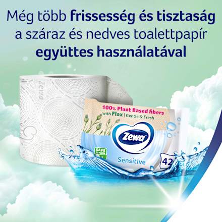 Toalettpapír Deluxe Jasmine Blossom  8 tekercs 3 rétegű ZEWA