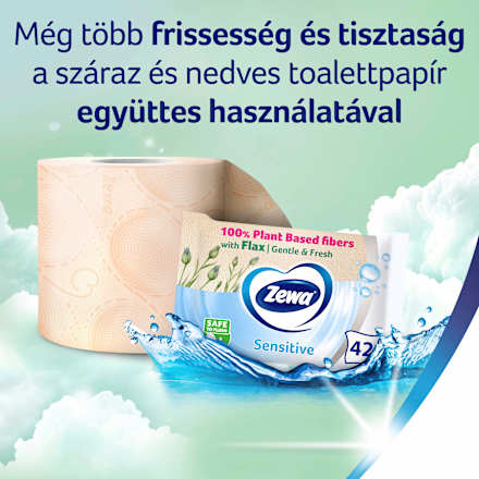Toalettpapír Deluxe Cashmere Peach  16 tekercs 3 rétegű ZEWA