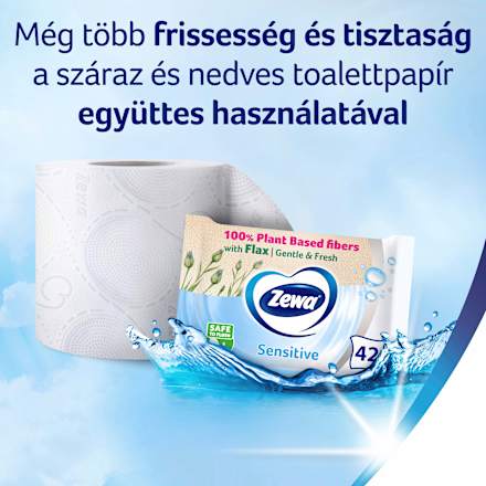 Toalettpapír Deluxe Delicate Care 16 tekercs 3 rétegű ZEWA