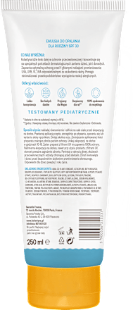 Emulsja do opalania dla rodziny SPF 30 Kolastyna Sun