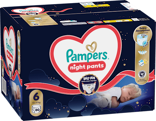 Plienkové nohavičky nočné veľ. 6 (13 - 19 kg) Pampers night pants
