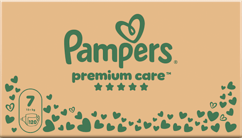 Plienky Premium Care veľ. 7 (15+ kg) Pampers Premium Care