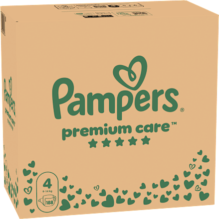 Plienky Premium Care veľ. 4 (9 - 14 kg) Pampers Premium Care