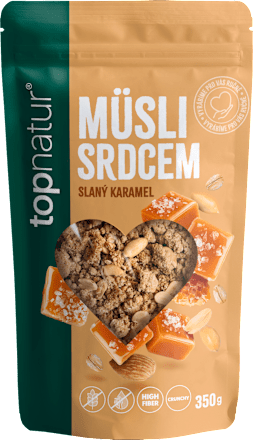 Müsli srdcem Slaný Karamel Topnatur
