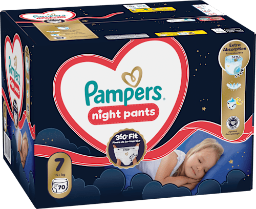 Plienkové nohavičky nočné veľ. 7 (15+ kg) Pampers night pants