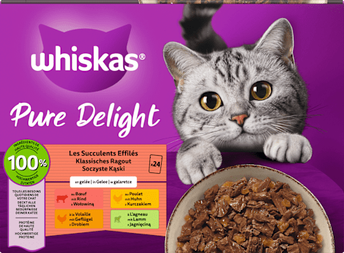 Nassfutter Katze Pure Delight Klassisches Ragout Whiskas