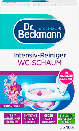WC-Reiniger Schaum Intensiv Floral Fresh (3x100g) Dr. Beckmann