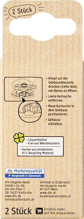 Kleberoller 2 x 14 m Nachfüllpack Paradies