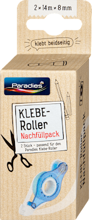 Kleberoller 2 x 14 m Nachfüllpack Paradies