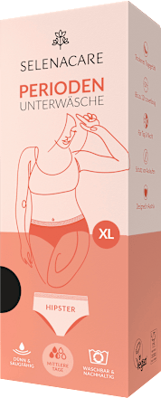 Periodenunterwäsche Hipster schwarz Gr. XL SELENACARE