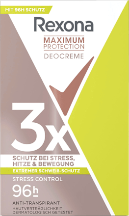 Antitranspirant Deocreme Maximum Protection Stress Control Rexona