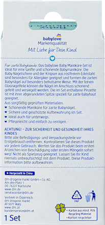 Baby Maniküre-Set 4tlg babylove
