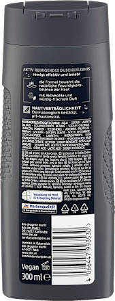 Gel za tuširanje 3u1 Active Carbon Balea MEN