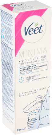 Depilačný krém na bikiny a podpazušie Minima Veet