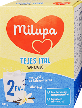 Tejes ital vanília ízzel 2 éves kortól Milupa