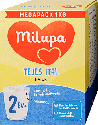 Tejes ital natúr 24 hónapos kortól Milupa
