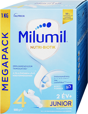 Nutri-Biotik 4 Junior tejalapú italpor 2 éves kortól Milumil