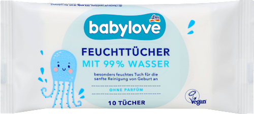 Vlažne maramice sa 99% vode babylove