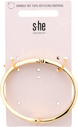 Armreif Metall gold s-he stylecollection