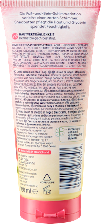 třpytivé mléko na chodidla a nohy Watermelon Summer Balea