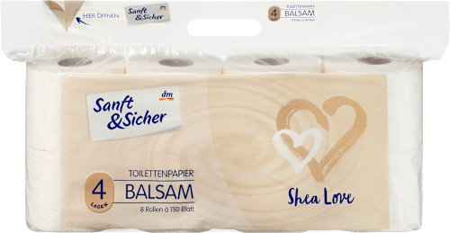 Тоалетна хартия Balsam, 4 пласта Sanft&Sicher