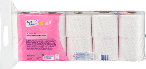 Toilettenpapier Design Edition (10x180 Blatt) Sanft&Sicher