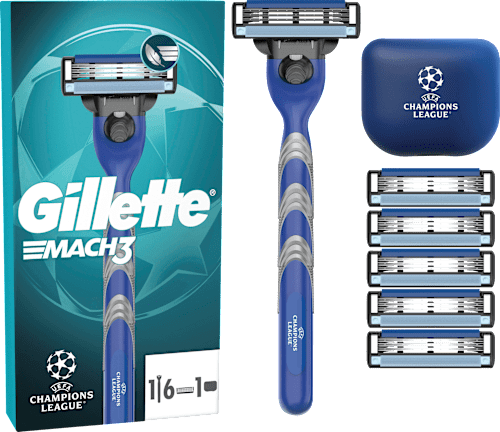 Rasierer, Mach3 mit 6 Rasierklingen Gillette