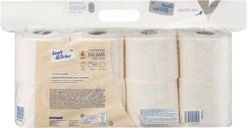 Carta igienica BALSAM a 4 veli Sanft&Sicher
