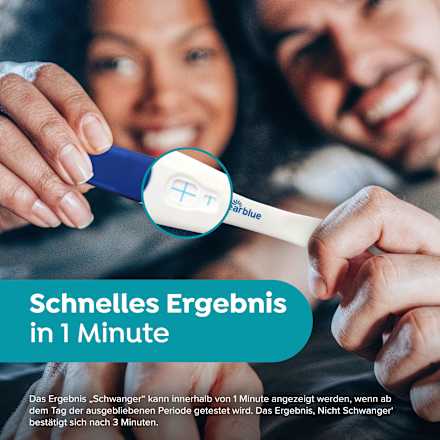 Schwangerschaftstest Schnell 1 Minute Clearblue
