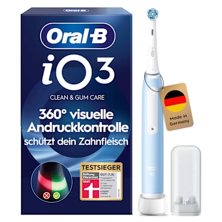 Oral-B Elektrische Zahnbürste iO Series 3 ice blue, 1 St dauerhaft