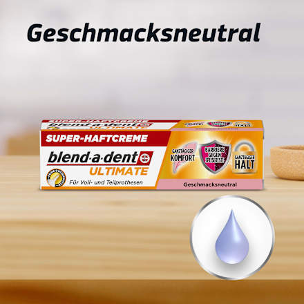 Haftcreme Ultimate geschmacksneutral blend-a-dent