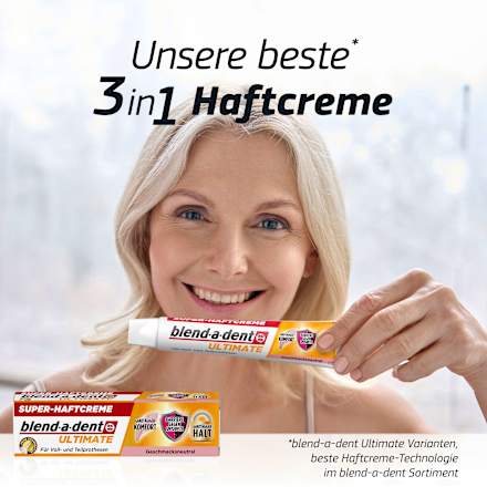 Haftcreme Plus Unschlagbare Bisskraft blend-a-dent