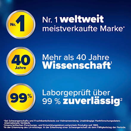 Teststäbchen für Fertilitätmonitor  Clearblue