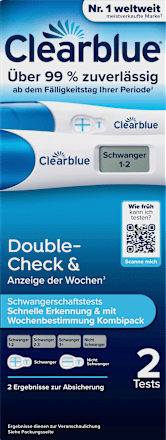 Schwangerschaftstest Double Check Clearblue