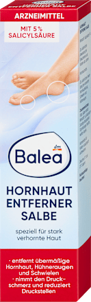 Fußcreme Hornhautentferner Salbe Balea