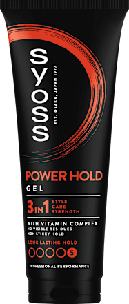 Гел за коса Power Hold High Shine syoss