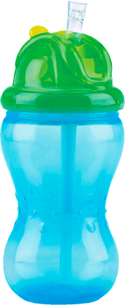 Pahar cu pai Nuby Flip-it 12 luni+, 360ml Nûby