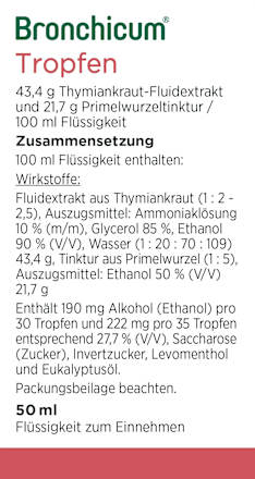 Bronchicum bei Husten und akuter Bronchitis Tropfen Bronchicum