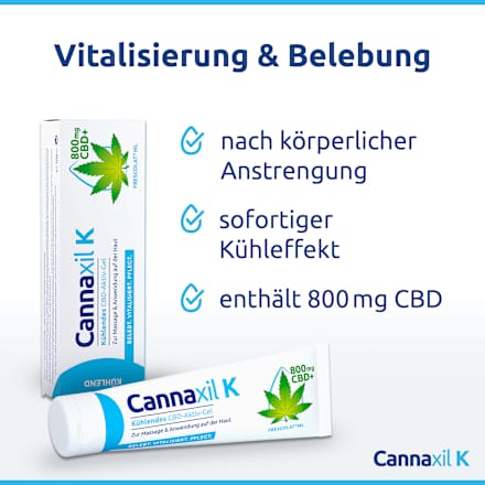Cannaxil K 800mg kühlendes CBD-Aktiv-Gel Cannaxil K