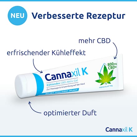 Cannaxil K 800mg kühlendes CBD-Aktiv-Gel Cannaxil K