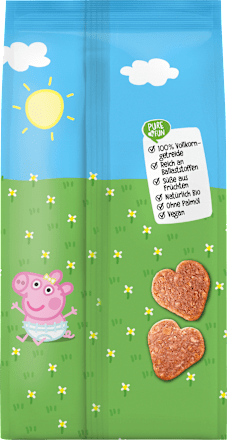 Ovsené keksíky Peppa Pig višňa-vanilka PURE & FUN
