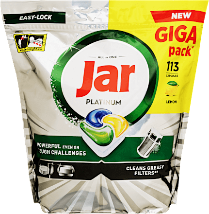 Mosogatókapszula Platinum Lemon Giga Pack Jar