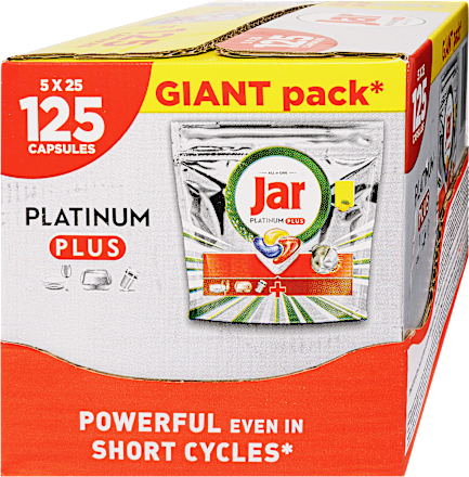Mosogatókapszula Platinum Plus Lemon Giant Pack Jar