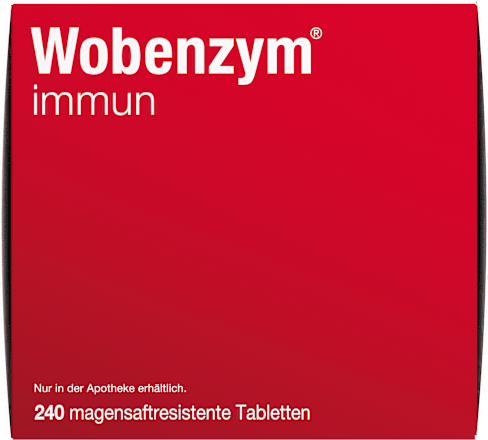 Wobenzym immun, Enzymkombination, magensaftresistente Tabletten Wobenzym